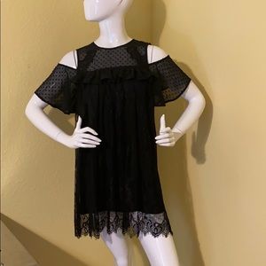 🚚 New unknown Black Lace Mini Dress